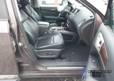 2015 Nissan Pathfinder Platinum z USA, uszkodzony, nr VIN 5N1AR2MN4FC712509